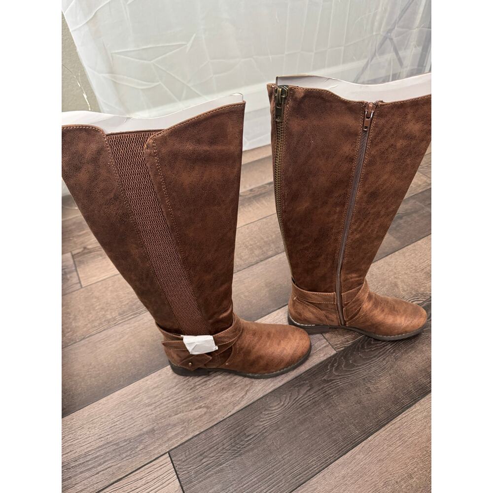 NWT B52 Faux Leather Boots by BullBoxer Tan Brown Kayley size 9 - Picture 4 of 8